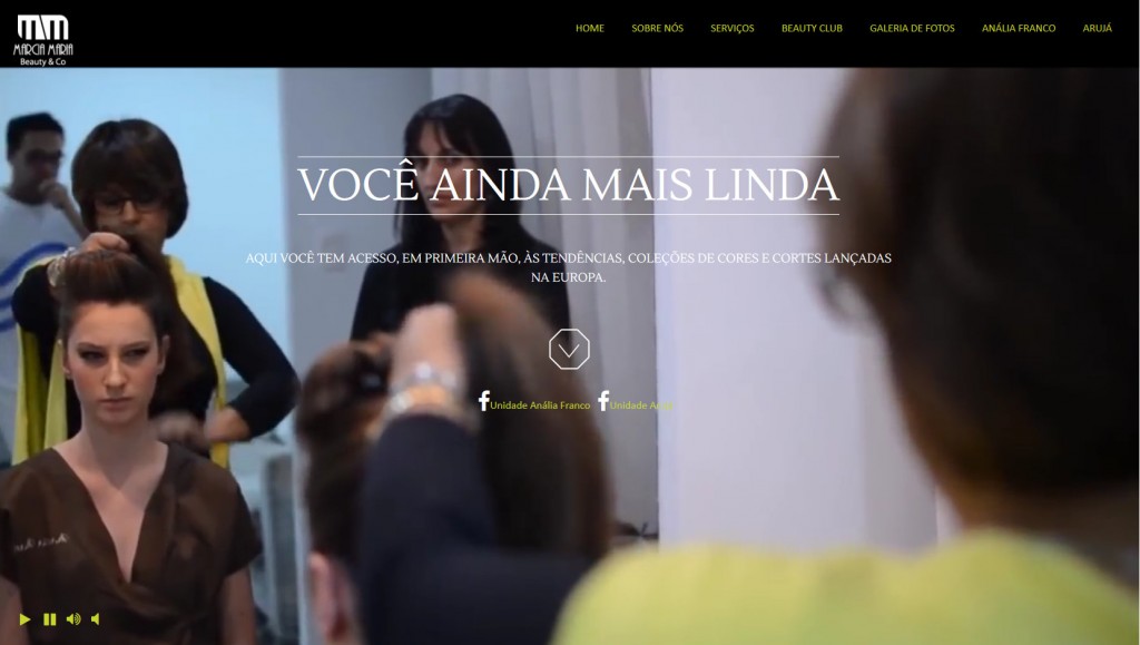 Site novo da Marcia Maria Beauty & Co