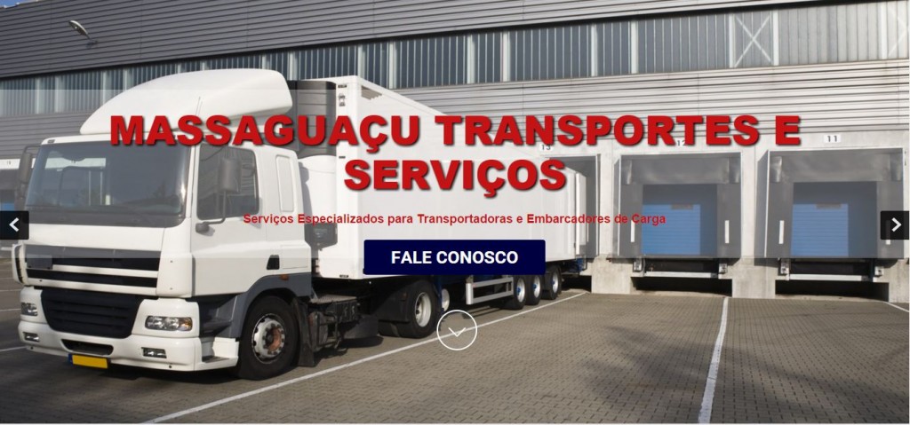 Site da Massaguaçu Transportes e Serviços