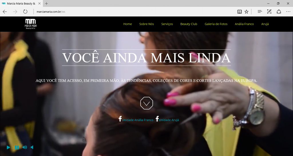 Uma Beleza de Website